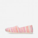 Buty Toms Wide Stripe Women's Alpargata 10017819 FUCHSIA ROSE