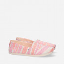 Buty Toms Wide Stripe Women's Alpargata 10017819 FUCHSIA ROSE