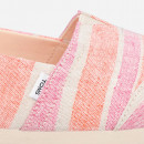 Buty Toms Wide Stripe Women's Alpargata 10017819 FUCHSIA ROSE