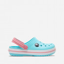 Klapki Crocs Crocband Kids Clog 207006 ICE BLUE/WHITE