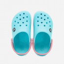 Klapki Crocs Crocband Kids Clog 207006 ICE BLUE/WHITE