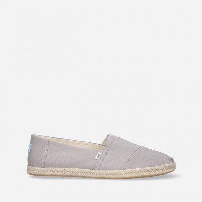 Buty Toms Slubby Woven Rope Alpargata 10016260 DRIZZLE GREY