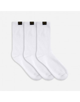 Skarpety Maharishi Sports Socks 3-pack 9270 WHITE/WHITE/WHITE