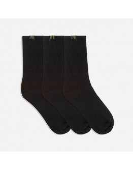 Skarpety Maharishi Sports Socks 3-pack 9271 BLACK/BLACK/BLACK