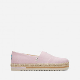 Buty damskie TOMS Alpargata Platform Rope 10017845 CHALKY PINK