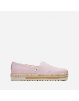 Buty damskie TOMS Alpargata Platform Rope 10017845 CHALKY PINK