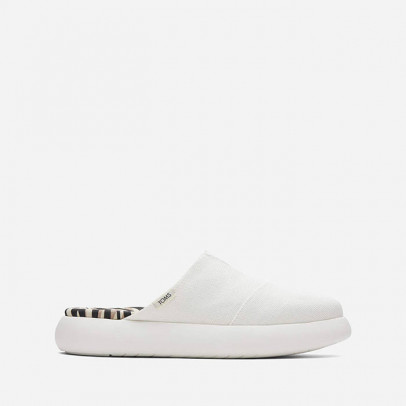 Klapki damskie TOMS Alpargata Mallow Mule 10017884 WHITE