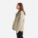 Kurtka Rains Short Hooded Coat 18260 CEMENT