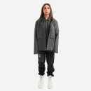 Kurtka Rains Short Hooded Coat 18260 SLATE