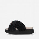 Klapki Inuikii Woven Stones Platform 70103-6 BLACK