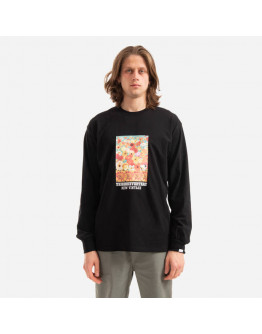 Koszulka męska thisisneverthat Flower Collage Longsleeve  Tee TN221TTSLT04 BLACK