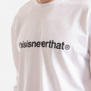 Koszulka męska Thisisneverthat T-Logo Longsleeve Tee TN220TTSLT01 WHITE