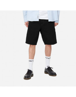 Szorty męskie Carhartt WIP Single Knee Short I027942 BLACK