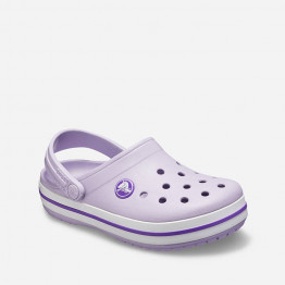 Klapki Crocs Crocband Kids Clog 207006 LAVENDER/NEON PURPLE