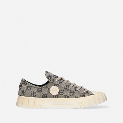 Buty męskie sneakersy MISBHV Army Sneaker Low 022BM611 MONOGRAM BEIGE