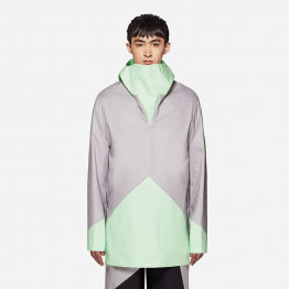 Kurtka męska A-COLD-WALL* x Mackintosh Geometric Kagool ACWMO095A GREY/GREEN