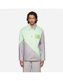 Kurtka koszulowa męska A-COLD-WALL* x Mackintosh Geometric Overshirt ACWMO096A GREY/GREEN