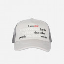 Czapka PLEASURES Responsible Trucker Hat P22SU057-SILVER