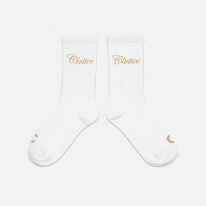 Skarpety Clottee Script Socks CTAC6004-WHITE