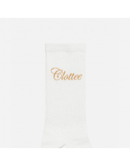 Skarpety Clottee Script Socks CTAC6004-WHITE