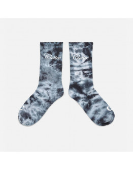 Skarpety Clottee Script Tie Dye Socks CTAC6005-GREY TIE DYE