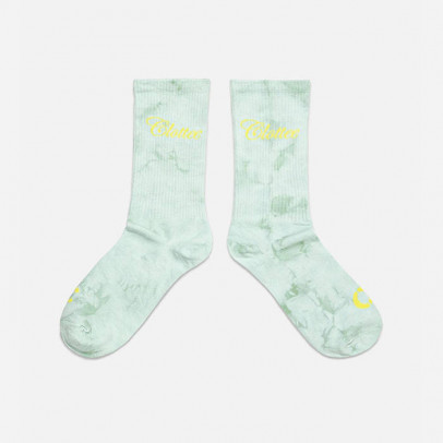 Skarpety Clottee Script Tie Dye Socks CTAC6005-LIGHT GREEN TIE DYE