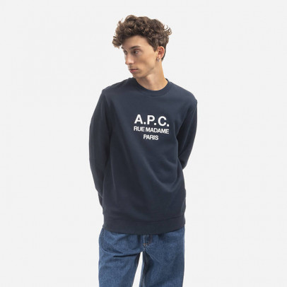 Bluza męska A.P.C. Sweat Rufus COEZD-H27500 MARINE