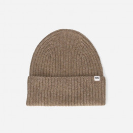 Czapka Wood Wood Luca Lambswool Beanie 12230812-9052 TAUPE