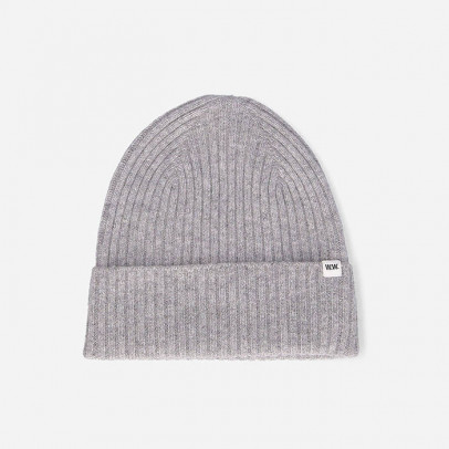 Czapka Wood Wood Luca Lambswool Beanie 12230812-9052 LIGHT GREY MELANGE