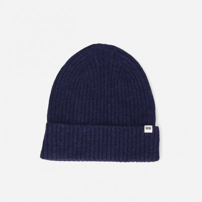 Czapka Wood Wood Luca Lambswool Beanie 12230812-9052 NAVY