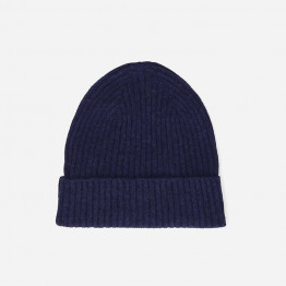 Czapka Wood Wood Luca Lambswool Beanie 12230812-9052 NAVY