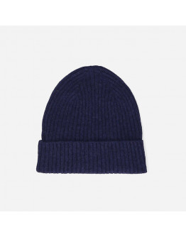 Czapka Wood Wood Luca Lambswool Beanie 12230812-9052 NAVY