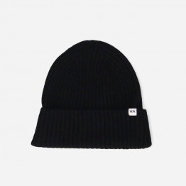 Czapka Wood Wood Luca Lambswool Beanie 12230812-9052 BLACK