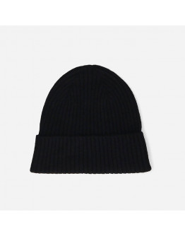 Czapka Wood Wood Luca Lambswool Beanie 12230812-9052 BLACK