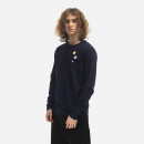 Koszulka męska Wood Wood Mel Patches Longsleeve 10235402-2323 NAVY