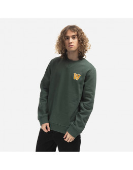 Bluza męska Wood Wood Tye AA Patches Sweatshirt 10235602-2424 FOREST GREEN