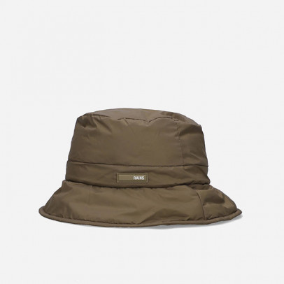 Kapelusz Rains Padded Nylon Bucket Hat 20040 WOOD