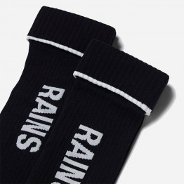 Skarpety Rains Logo Socks 2-pack 20250 BLACK