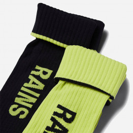 Skarpety Rains Logo Socks 2-pack 20250 DIGITAL LIME/BLACK