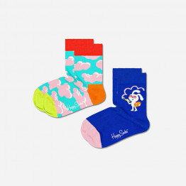 Skarpetki dziecięce Happy Socks 2-pack Clouds KCLO02-6300