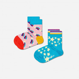 Skarpetki dziecięce Happy Socks 2-pack Shooting Star KSST02-6000