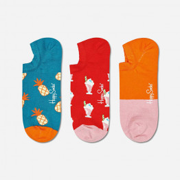 Skarpetki Happy Socks 3-pack Pineapple No Show PNA39-0200