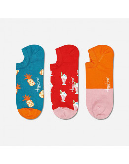 Skarpetki Happy Socks 3-pack Pineapple No Show PNA39-0200