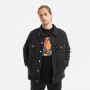 Kurtka męska Wood Wood Ivan Denim Jacket 12235109-7051 BLACK