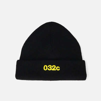 Czapka 032c Selfie Beanie FW22-A-0050 BLACK