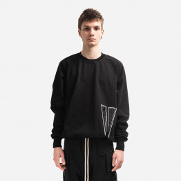 Bluza męska Rick Owens DRKSHDW Baseball T DU02B4271 RIGEH1 BLACK