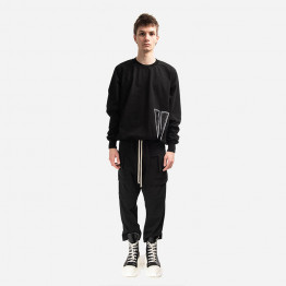 Bluza męska Rick Owens DRKSHDW Baseball T DU02B4271 RIGEH1 BLACK