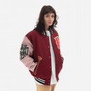 Kurtka męska Aries Varsity Jacket AR70200 BURGUNDY