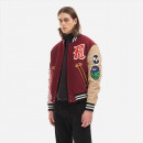 Kurtka męska Aries Varsity Jacket AR70200 BURGUNDY