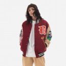 Kurtka męska Aries Varsity Jacket AR70200 BURGUNDY